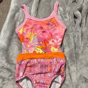Tropical Floral Kids leotard
